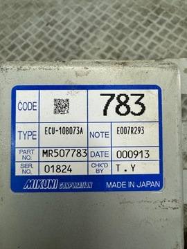 JEDNOTKA ŘÍZENÍ MITSUBISHI PAJERO PININ MR507783