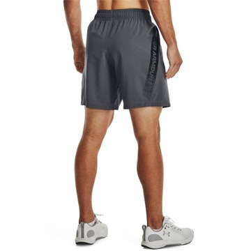 Under Armour Szorty sportowe UA Woven Graphic Shorts 1370388 Szary Regular