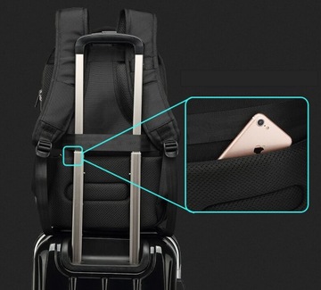 Рюкзак AoPin для ноутбука 15,6 дюйма, просторный, с USB и RFID, усиленный, водонепроницаемый.