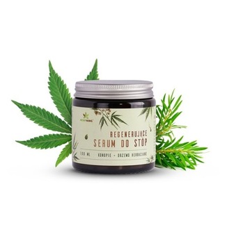 Сыворотка для ног с ароматом чайного дерева.