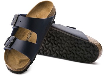 Klapki Damskie Birkenstock 0051753 ARIZONA BF Granatowe 39