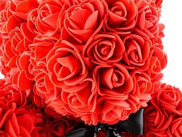 МЕГА НАБОР МИШКА С ЛЕПЕСТКАМИ РОЗ 6в1 + КОМФОРТНАЯ КОРОБКА