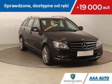 Mercedes Klasa C W204 2008 Mercedes C C 220 CDI, 167 KM, Automat, Skóra