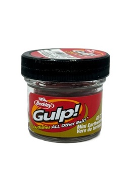 Berkley Sztuczne Robaki Gulp Mini Czerwone Robaki 3cm Natural 42szt.