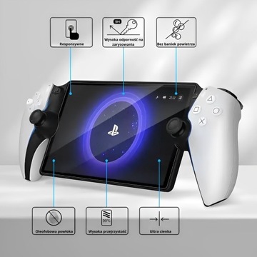 PLAYSTATION PS PORTAL ЗАКАЛЕННОЕ СТЕКЛО 9H ОРИГИНАЛЬНОЕ СТЕКЛО 9H + АКСЕССУАРЫ