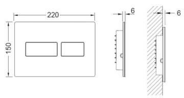 TECE БЕТОННЫЙ УНИТАЗ БЕЗОБЕДНИК ЧАША МЕТАЛЛИЧЕСКАЯ КНОПКА БЕЛЫЙ БЛЕСК 6В1