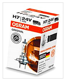 P2I54 ŻARÓWKA H7 24V 70W PX26D HALOGEN OSRAM ORYGINAL FV O724