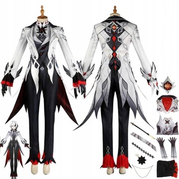 Genshin Impact Arlecchino Cosplay Kostium HALLOWEEN ŚWIĘTA PREZENT, XXL