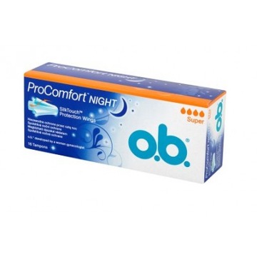 Tampony O.B. ProComfort Night Super 16 szt.