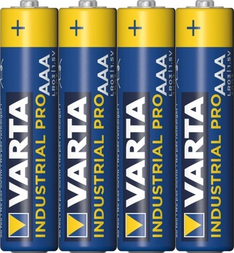 VARTA INDUSTRIAL Baterie Alkaliczne LR3 AAA 4 szt