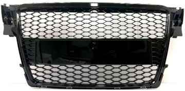 AUDI A4 B8 ATRAPA KRATA GRILL CZARNA BŁYSK RS LOOK