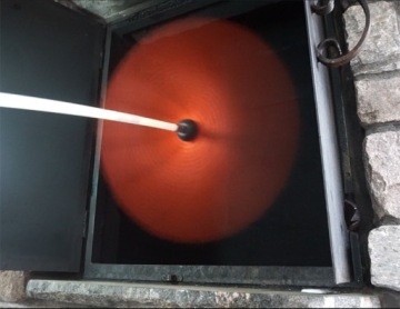 Комплект Тайфун 8 метров Чистка дымоходного канала котла дрелью снизу.