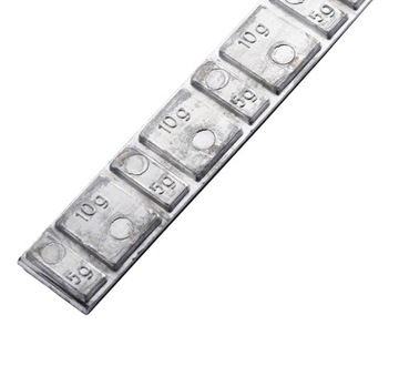 CIĘŻARKI KLEJONE OŁOWIANE 5/10g SLIM TIPTOPOL