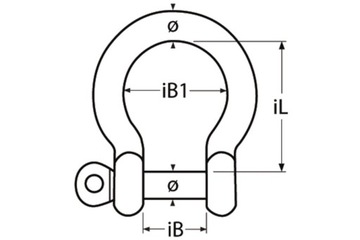 НЕРЖАВЕЮЩАЯ НЕРЖАВЕЮЩАЯ ШЕЙКЕЛЬ A4-AISI 316 10MM OMEGA