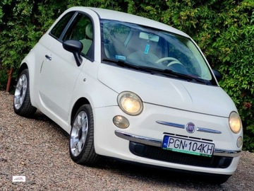 Fiat 500 II Hatchback 3d 1.2 69KM 2009 Fiat 500 biala perelka, bardzo ladny, GWARANCJA 1.2 Benzyna 69KM, zdjęcie 7