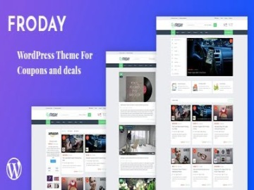 Szablon Froday - Coupons and Deals WordPress Theme