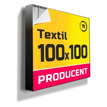 Kaseton reklamowy LED TEXTIL 100x100cm