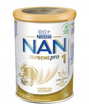 Mleko modyfikowane początkowe Nestle NAN supreme PRO 1 HM-O 400g