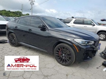 BMW X6 G06 2022 BMW X6 2022 r., 3,0L XDRIVE40I 3.0 Benzyna 335KM