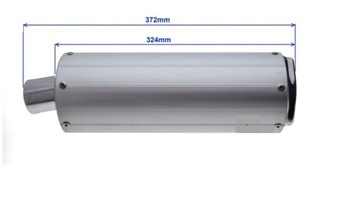 TŁUMIK 4T GY6 SKUTER ROMET BARTON JUNAK ZIPP INCA