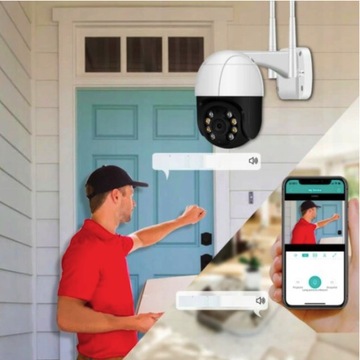 BEZPRZEWODOWA KAMERA OBROTOWA ZEWNĘTRZNA WIFI IP – SYSTEM MONITORINGU