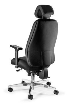 Fotel Ergonomiczny ULTIMA Czarny Biurowy Krzesło