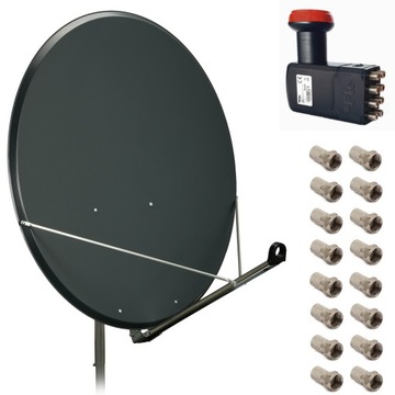 Antena satelitarna 100cm FAMAVAL Konwerter OCTO ZŁ