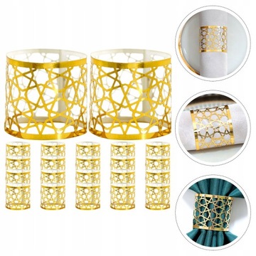 ЗОЛОТОЙ ДЕКОР СВЕЧИ-ВЕНКИ, 50 ШТ.