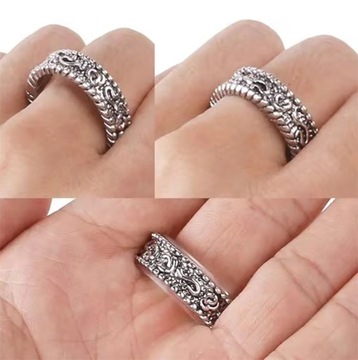 DA284 NIEWIDOCZY REGULATOR ROZMIARU OBRĄCZKI 8 SZT