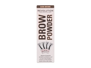 Makeup Revolution London Brow Powder puder do brwi Dark Brown 0,65g (W) P2