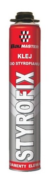 PIANOKLEJ DO STYROPIANY BAUMASTER STYROFIX PISTOLETOWY EPS XPS 750ML
