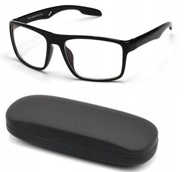 OKULARY DO KOMPUTERA ETUI ZERÓWKI Z FILTREM BLUE