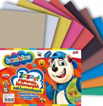 Технический блок A4 Colour Cards 160g Bambino