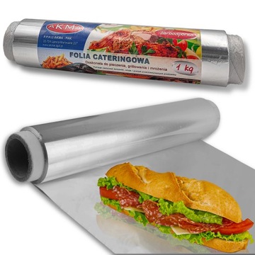 Folia Aluminiowa Spożywcza Gastronomiczna 1kg