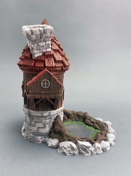 Башня с кубиками - Волшебная башня с кубиками, ручная роспись