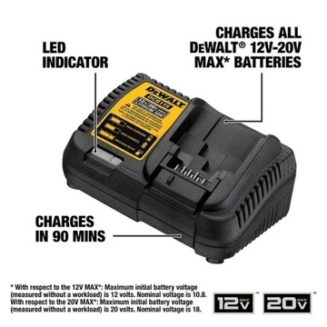 Dewalt 20V 18V 12V Аккумулятор 5AH 4AH Литиевая батарея DCBP520 DCB184 Fast Cha