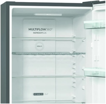 Холодильник NoFrost Gorenje NRK6192AXL4 204/96л 185см MultiFlow 360 серебристый