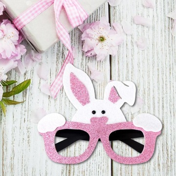 Пасхальные бокалы, пасхальные бокалы для детей, счастливое розовое ушко кролика