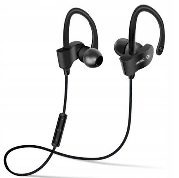 SŁUCHAWKI SPORTOWE BEZPRZEWODOWE BLUETOOTH + KABEL