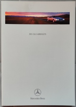 Prospekt Mercedes CLK Cabrio A208 9 / 1998
