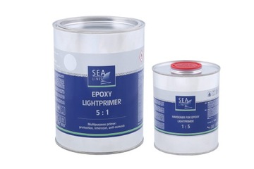 SEA-LINE FARBA JACHTOWA, PODKŁAD EPOKSYDOWY GFK LIGHTPRIMER 3L , BIAŁY
