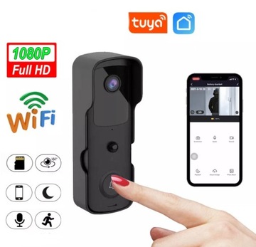 WIDEODOMOFON WIFI DOMOFON FULL HD TUYA
