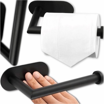Uchwyt na papier Toaletowy SAMOPRZYLEPNY WC Loft