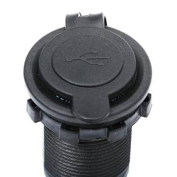 GRATISY# Ładowarka samochodowa 2x USB 5V 3,1A Gniazdo Hermetyczne 12V 24V