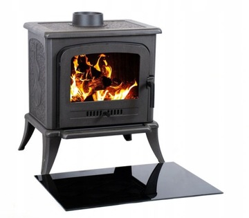 ЧЕРНОЕ ЗАКАЛЕННОЕ СТЕКЛО 60x80см ОСНОВАНИЕ