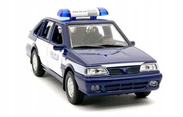 Модель POLONEZ CARO PLUS Welly 1:34 синий полицейский