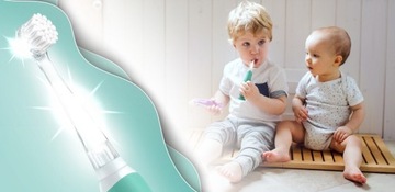 ЭЛЕКТРИЧЕСКАЯ ЗУБНАЯ ЩЕТКА NENO DENTI ДЛЯ КОНЧИКОВ ДЕСЕН ПЕРВЫХ ЗУБОВ