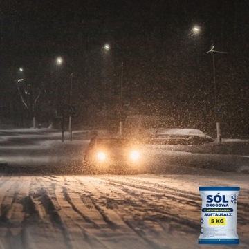 СОЛЬ ДОРОЖНАЯ С АНТИСКЛЕВАНИЕМ 5 КГ ДЛЯ ТАИВАНИЯ СНЕГА И ЛЬДА ДЛЯ НАКЛАДОК