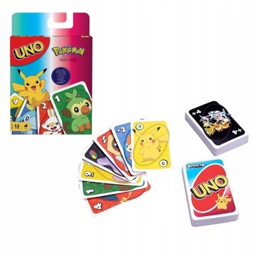 Karty do gry Uno Pokemon