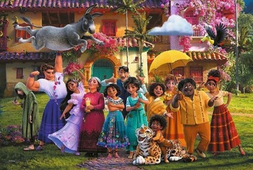 PUZZLE 100 MAGIA CZEKA W ENCANTO RODZINA MADRIGAL DISNEY